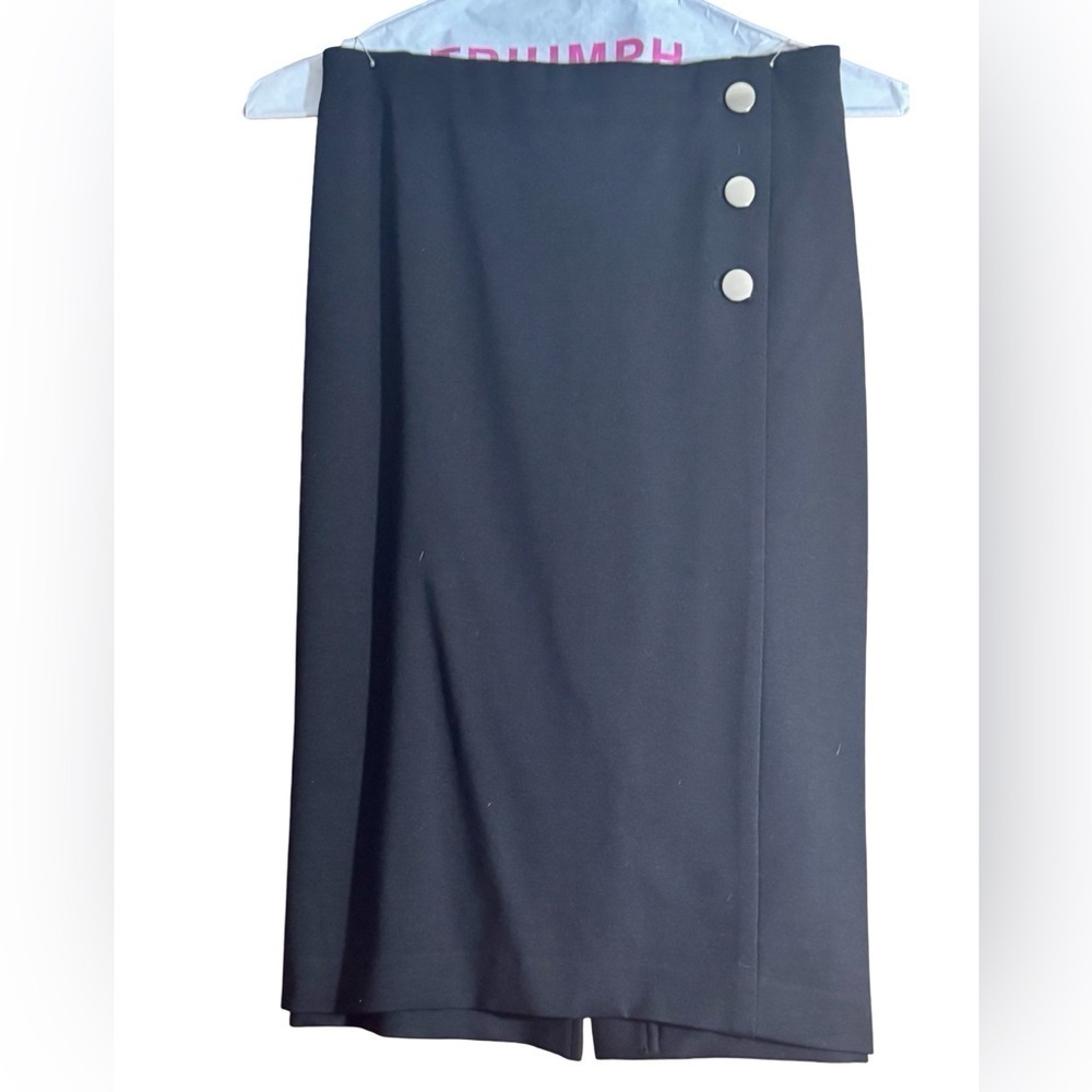 Anne Klein Black Midi Pencil Skirt for Work